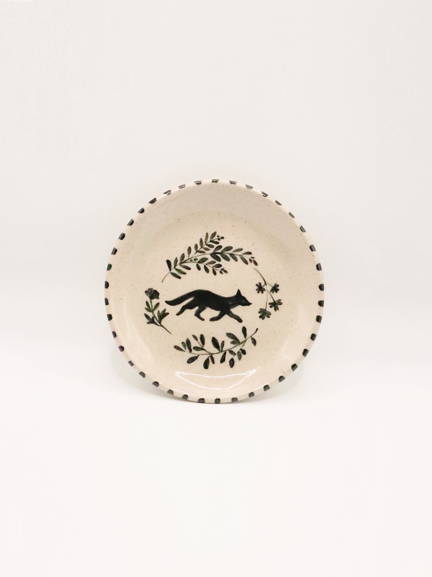 Petite assiette renard