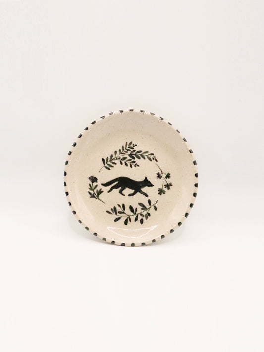 Petite assiette renard
