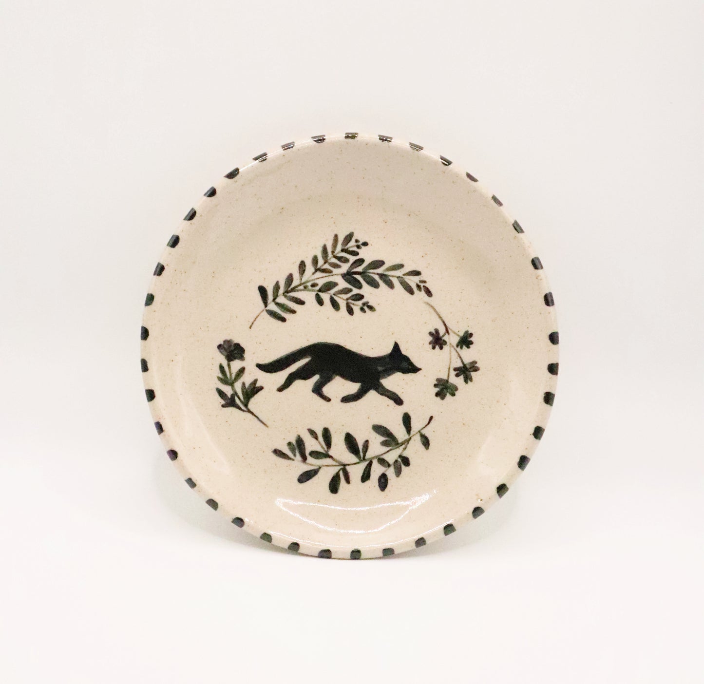 Petite assiette renard
