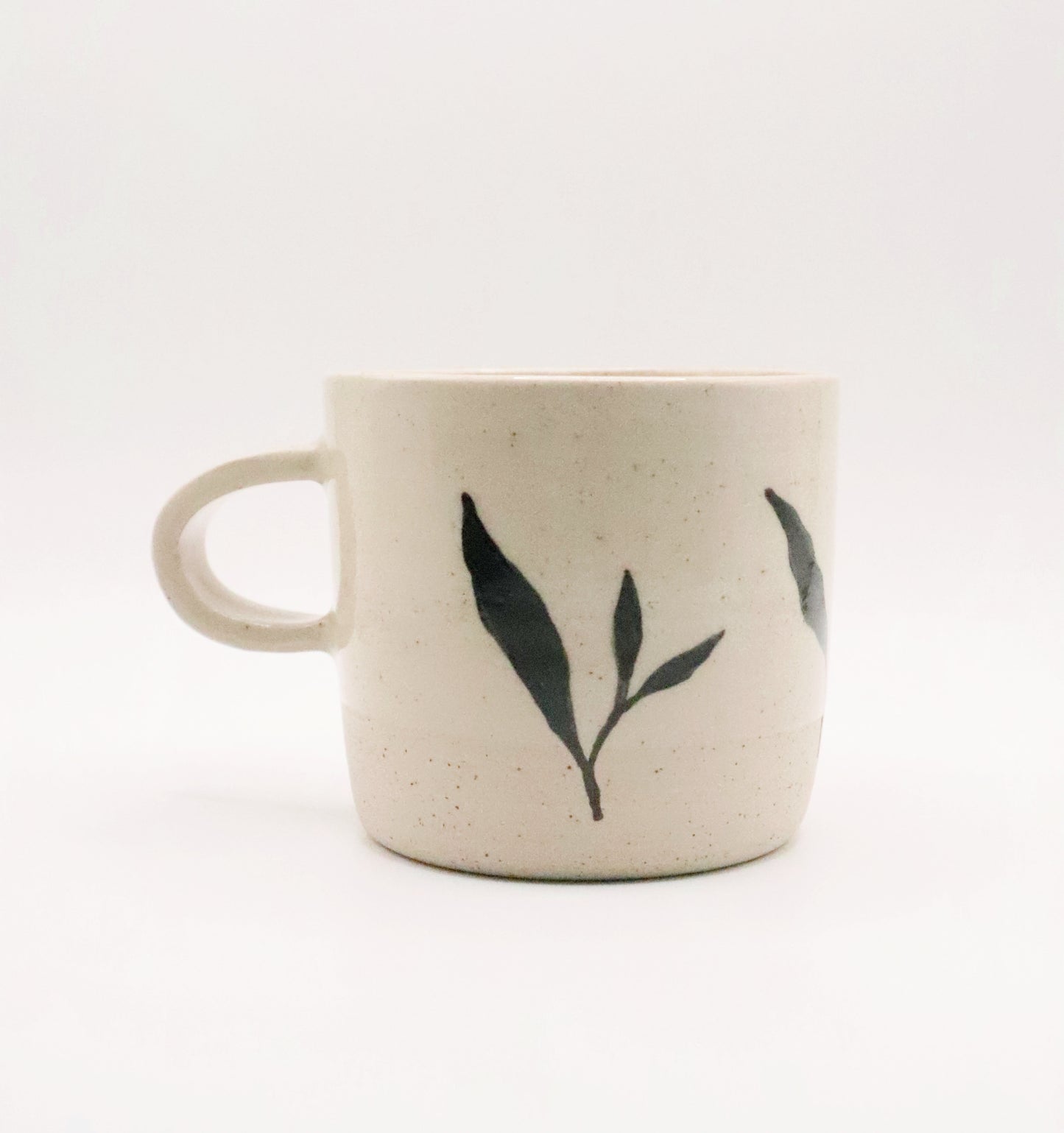 Mug feuilles en grès