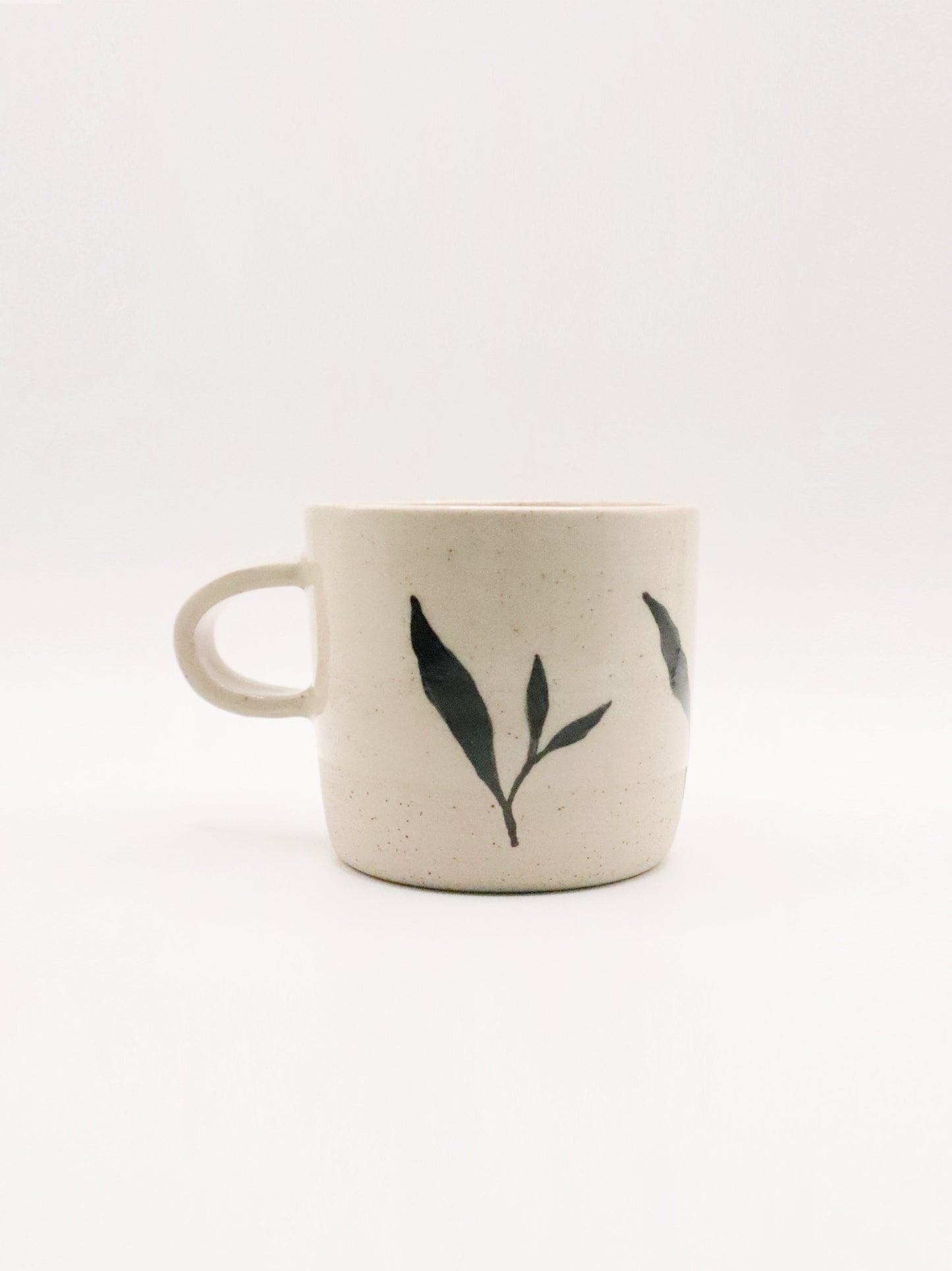 Mug feuilles en grès
