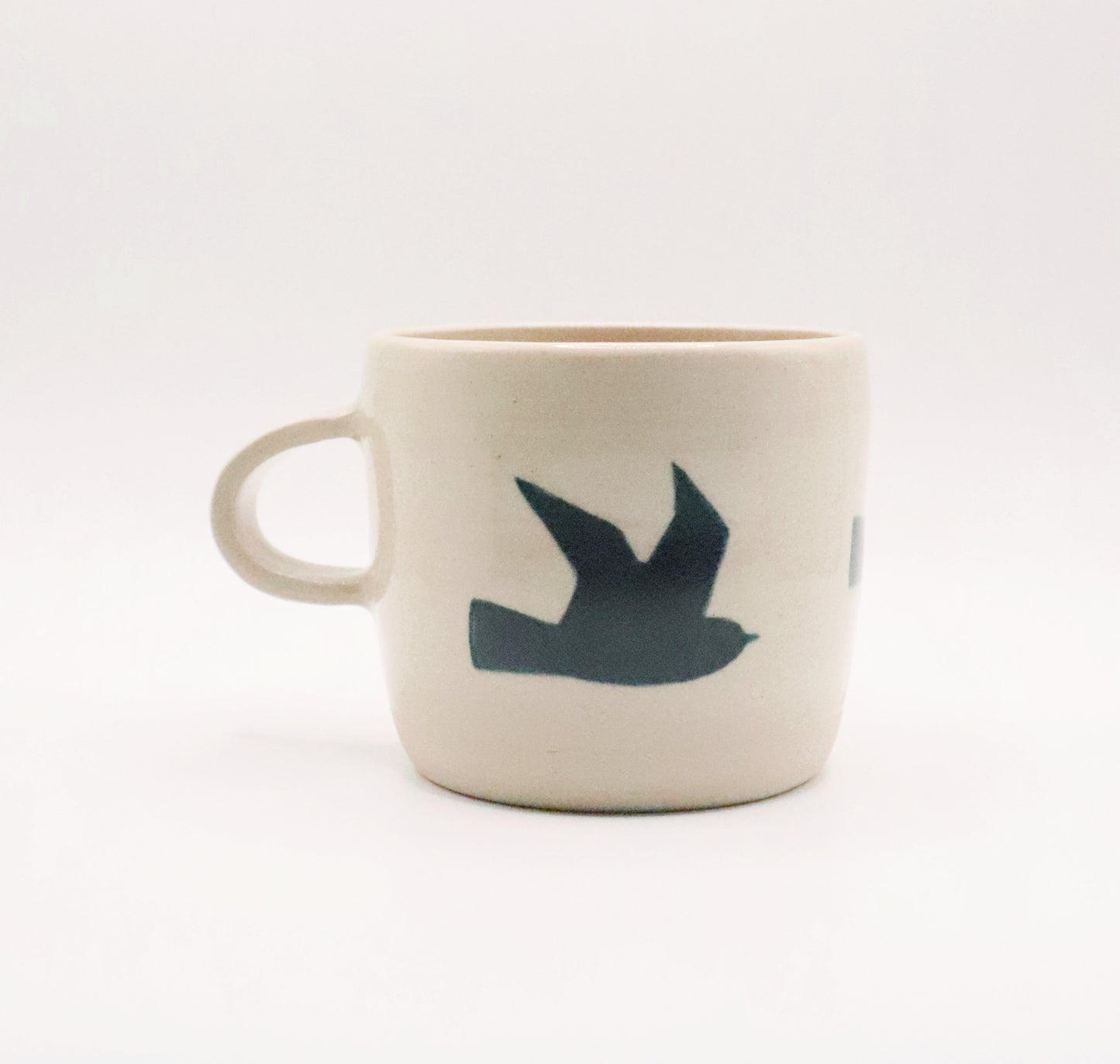 Mug oiseaux en grès