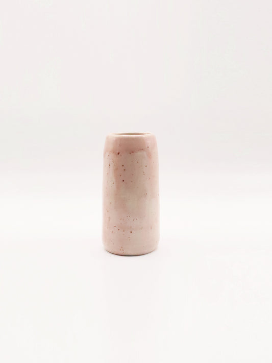 Vase rose pyrité