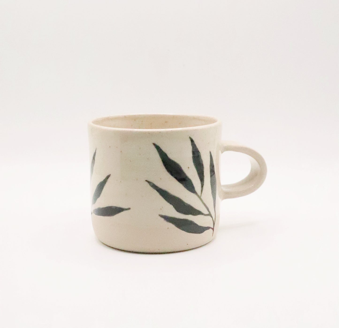 Mug feuilles en grès