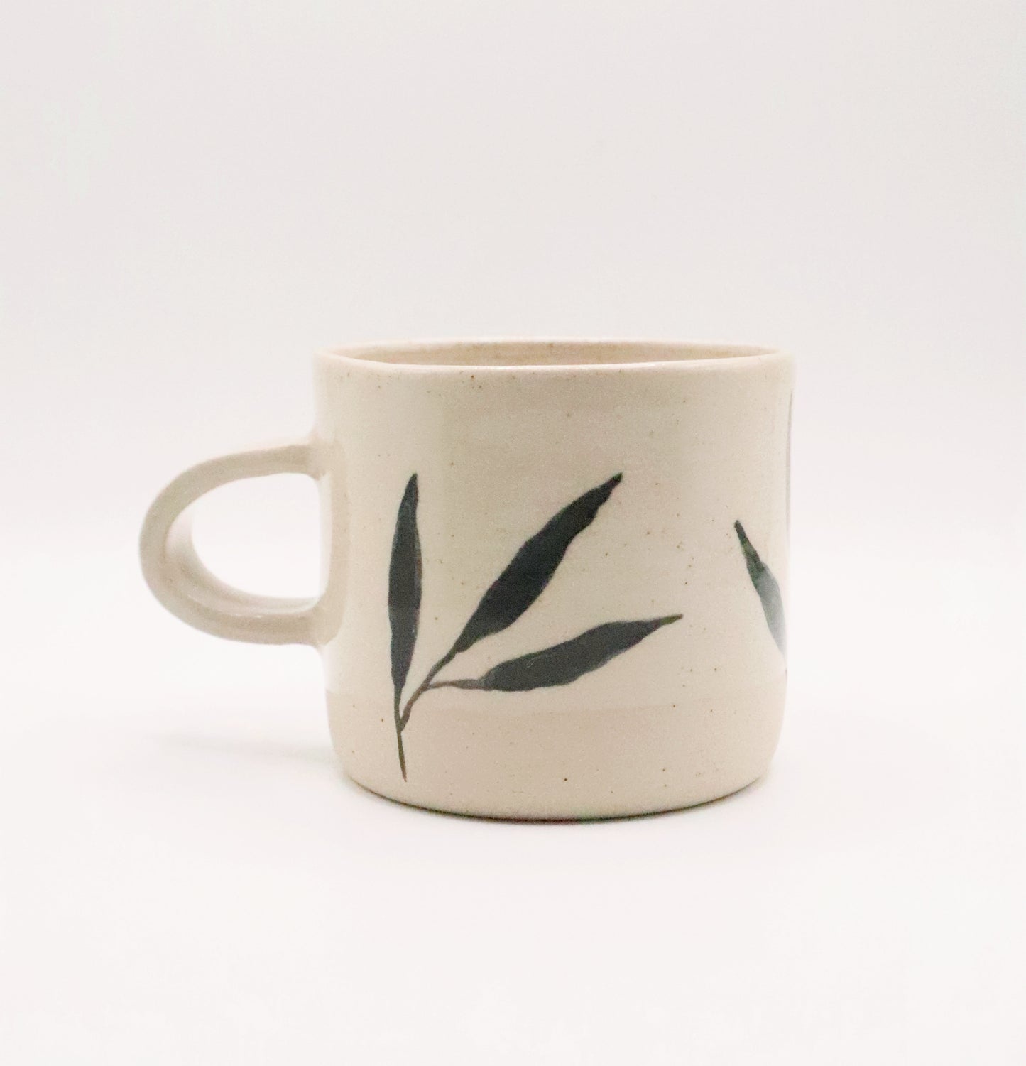 Mug feuilles en grès