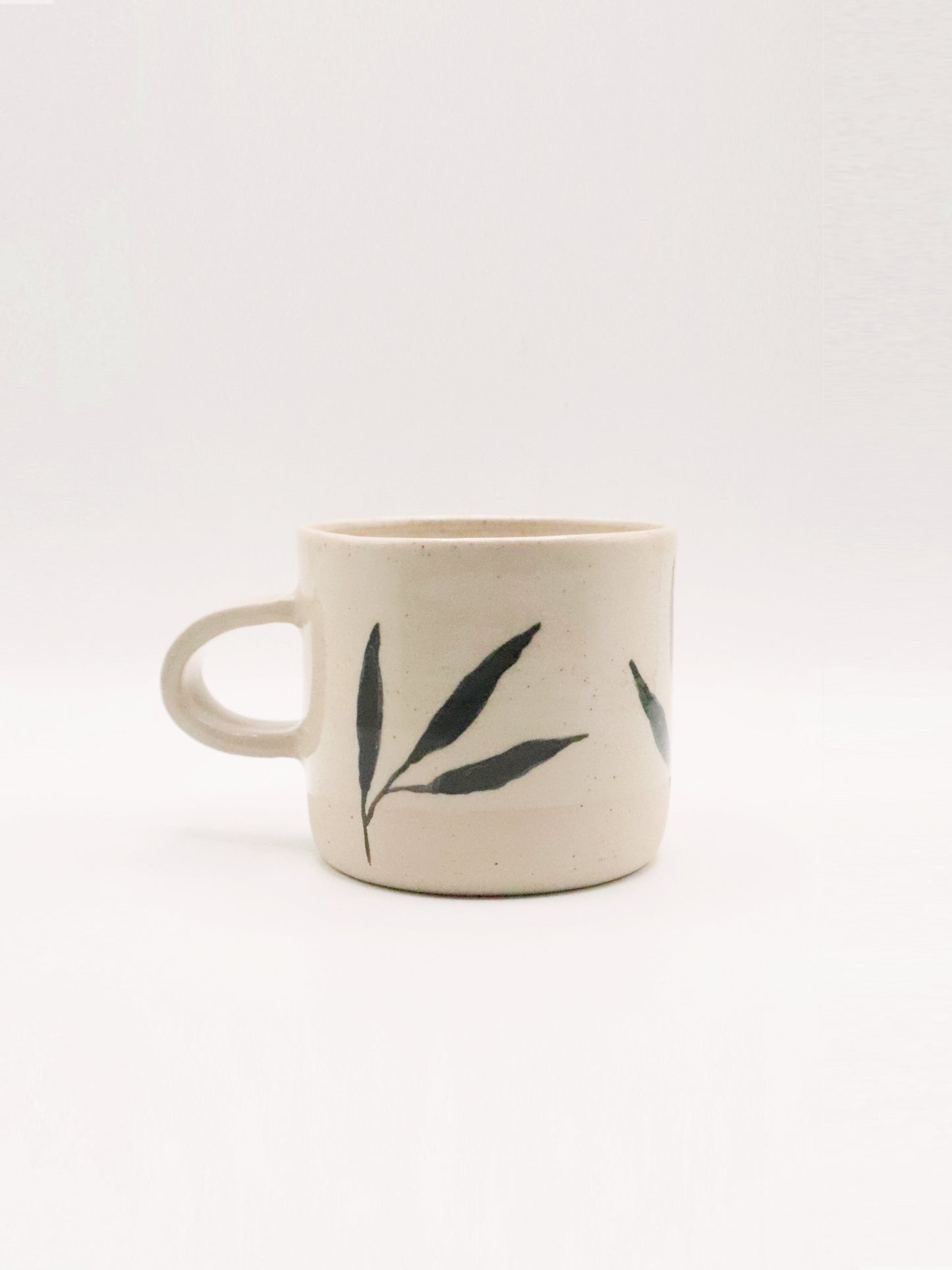 Mug feuilles en grès